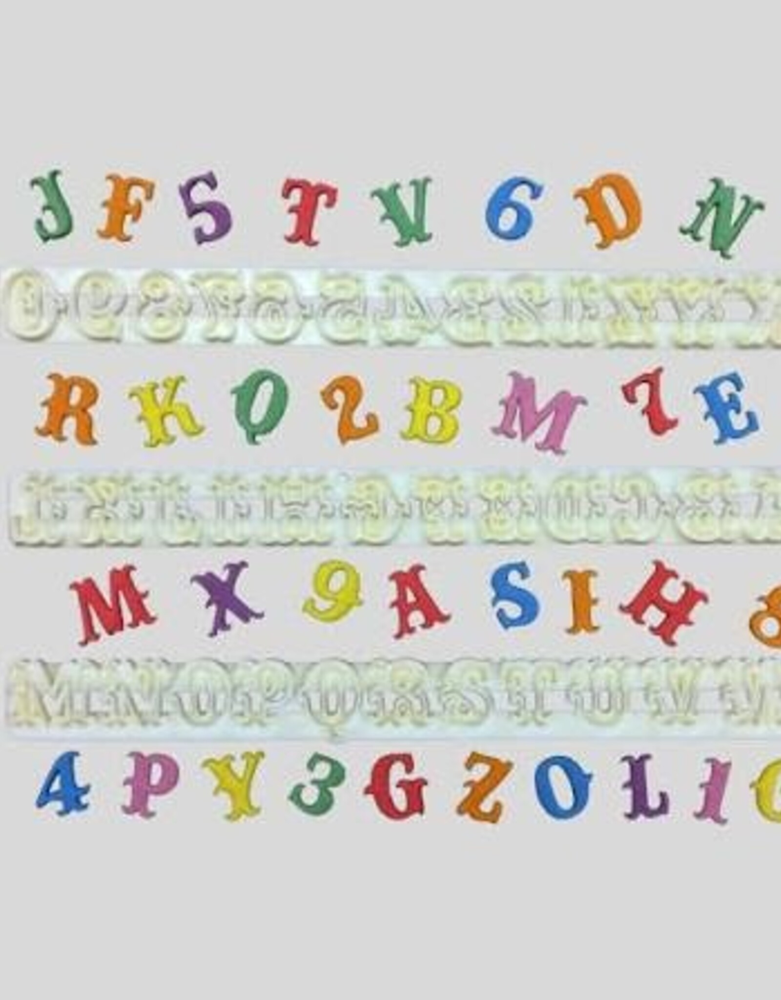 FMM FMM Alphabet & Numbers Tappits Carnival