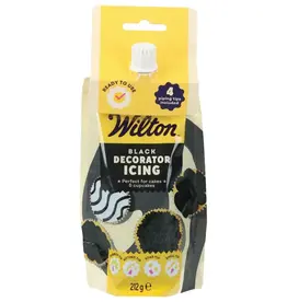 Wilton Decorator Icing Zwart 212g