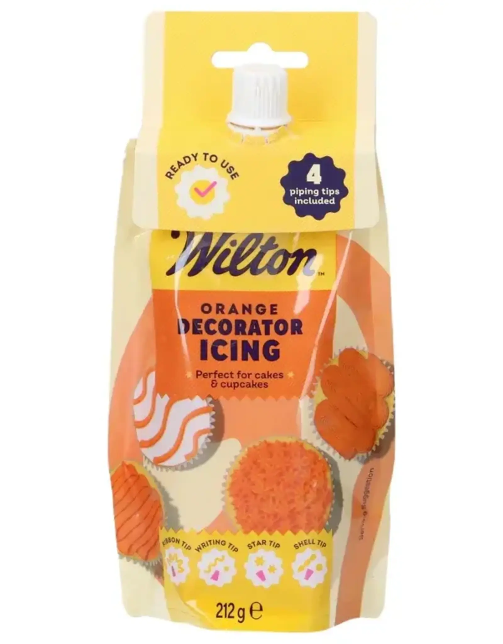 Wilton Wilton Decorator Icing Oranje 212g