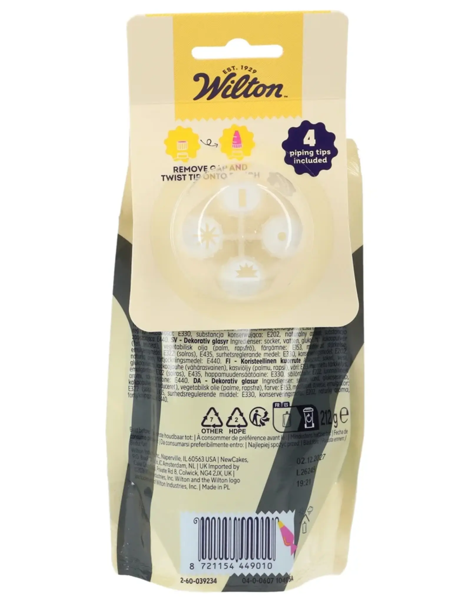 Wilton Wilton Decorator Icing Zwart 212g