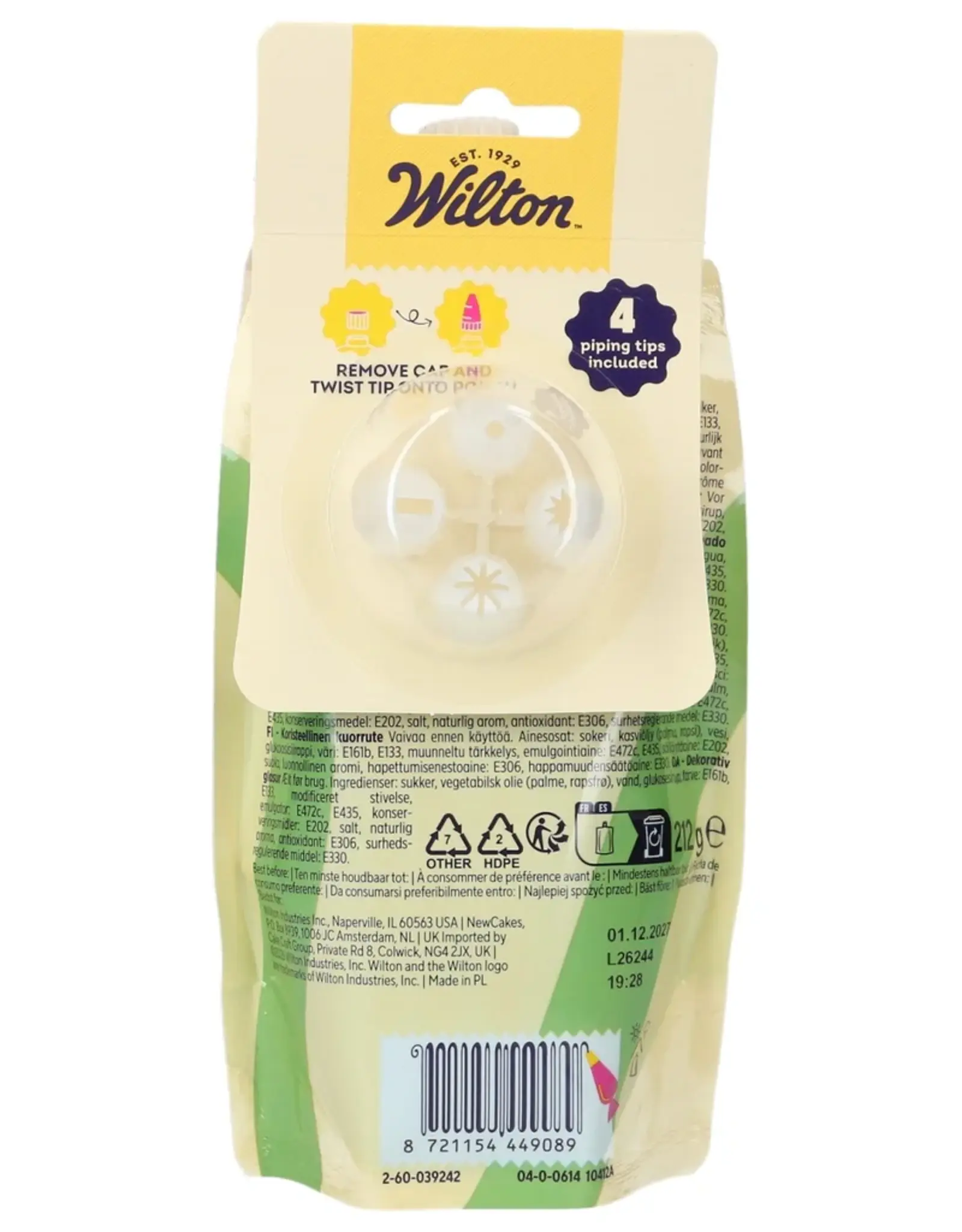 Wilton Wilton Decorator Icing Groen 212g