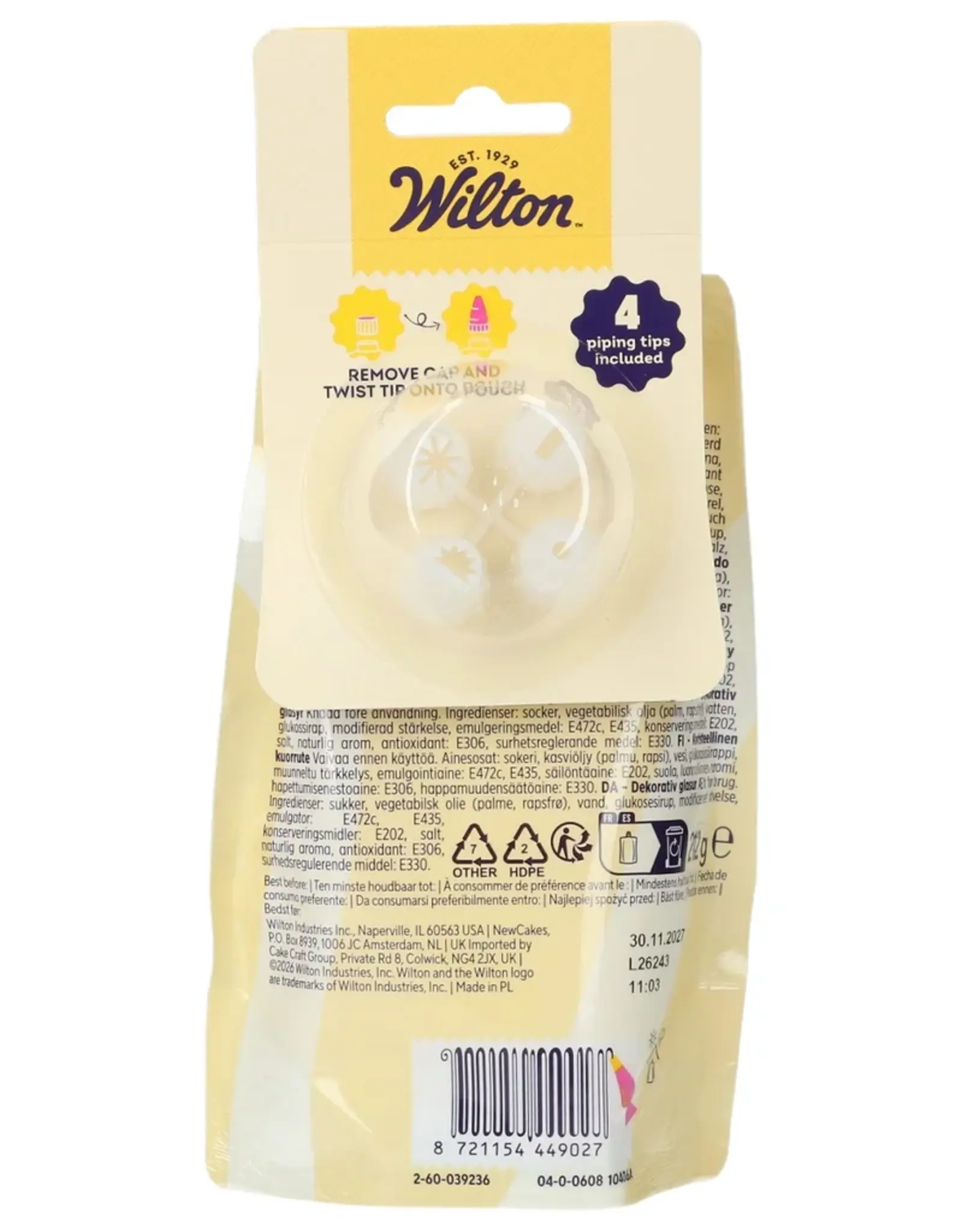 Wilton Wilton Decorator Icing Wit 212g