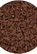 FunCakes FunCakes Sprinkles Bruine Letters 50 g