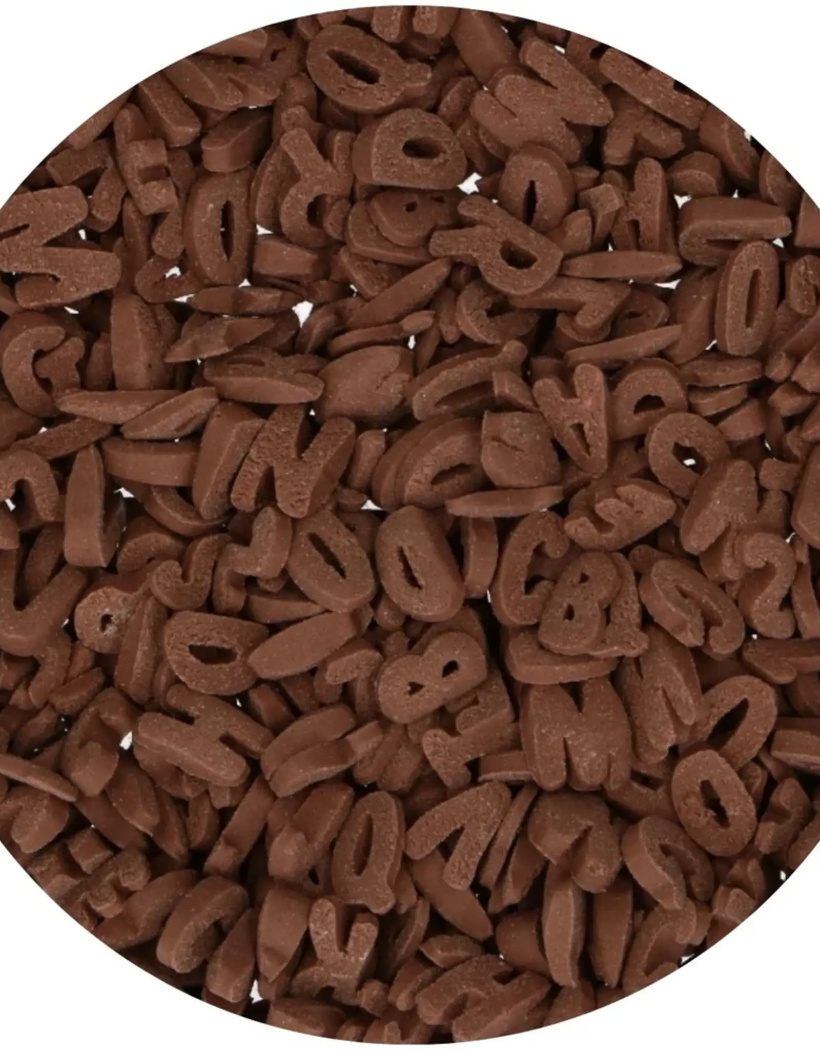 FunCakes FunCakes Sprinkles Bruine Letters 50 g