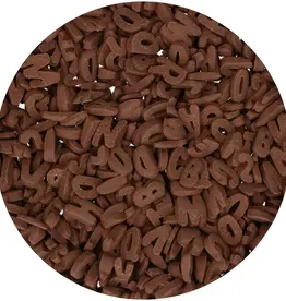 FunCakes Sprinkles Bruine Letters 50 g