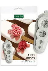 Katy Sue Designs Katy Sue Siliconen Mal Rozen 4 in 1
