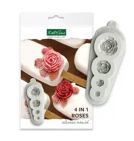 Katy Sue Designs Katy Sue Siliconen Mal Rozen 4 in 1
