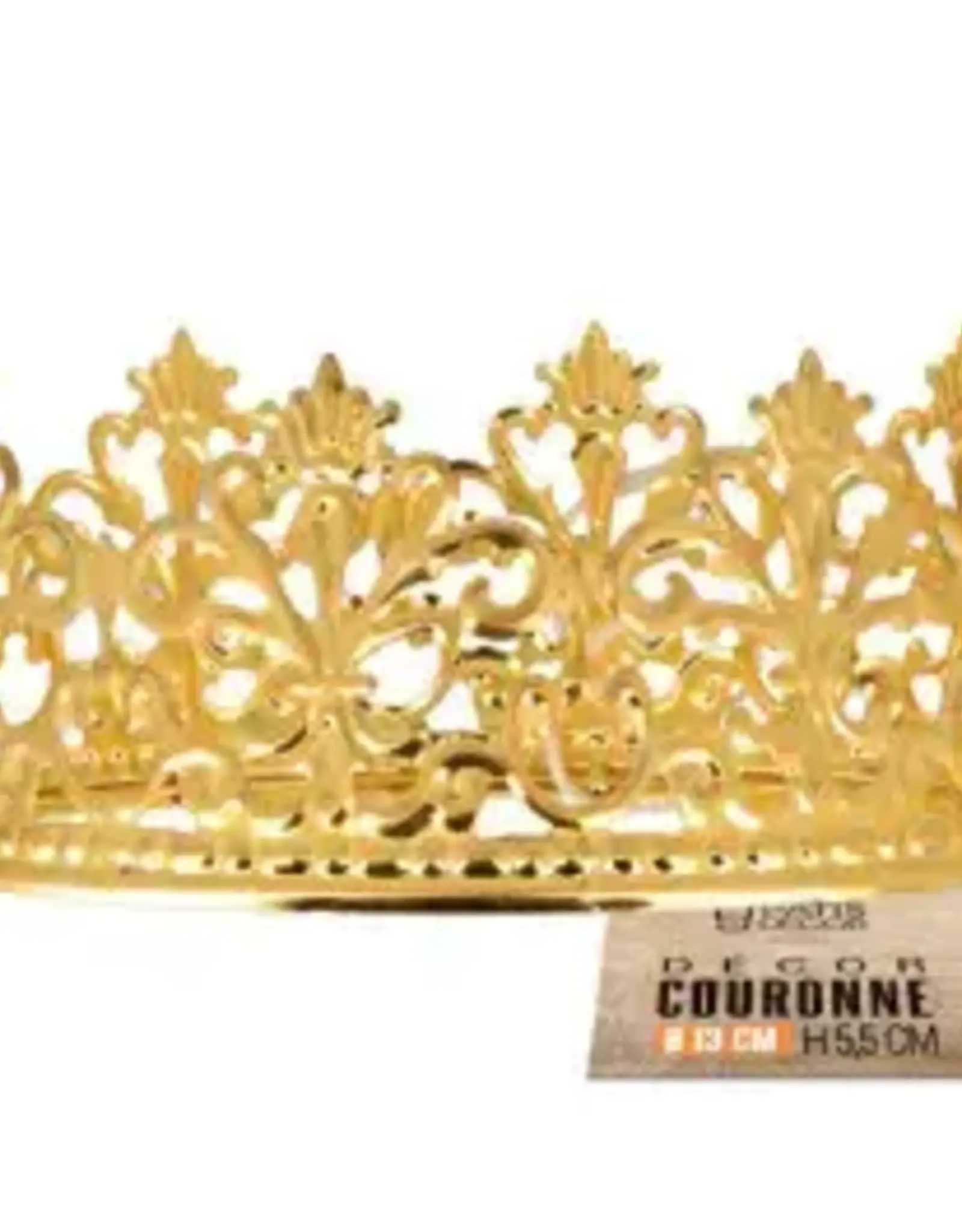 PatisDecor Patis Decor Taarttopper Kroon Koning Ø 13 x (h) 5,5 cm