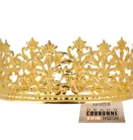 PatisDecor Patis Decor Taarttopper Kroon Koning Ø 13 x (h) 5,5 cm
