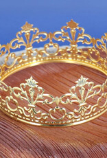PatisDecor Patis Decor Taarttopper Kroon Koning Ø 13 x (h) 5,5 cm