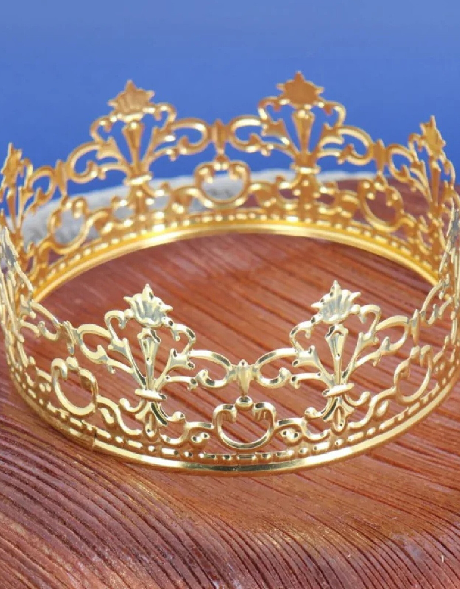 PatisDecor Patis Decor Taarttopper Kroon Koning Ø 13 x (h) 5,5 cm