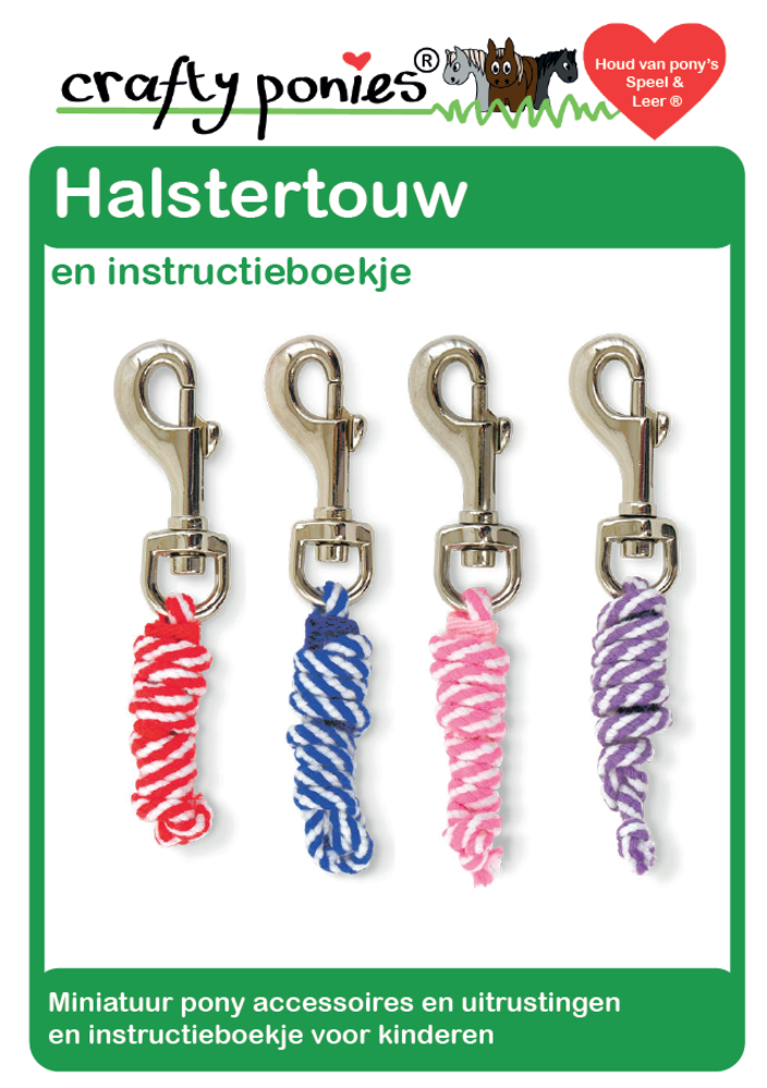 Crafty Ponies Crafty Pony Halstertouw paars incl. instructie boekje Crafty Ponies Crafty Pony Halstertouw paars incl. instructie boekje
