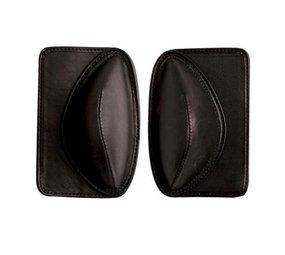 Bates FlexiBlocs Bates Kniewrongen Jump Rear Large zwart Bates FlexiBlocs Bates Kniewrongen Jump Rear Large zwart