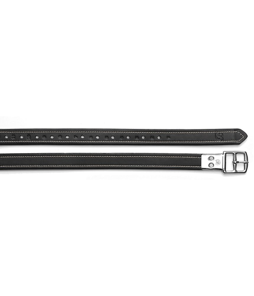Bates Stirrup Leathers Bates Black contrast 147 Bates Stirrup Leathers Bates Black contrast 147