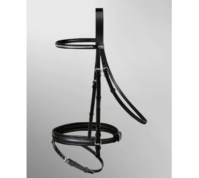 JUNO Snaffle Bridle Black Cob JUNO Snaffle Bridle Black Cob