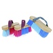 Hippo-Tonic Magnet Brush bicolor harde borstel blauw/roze Hippo-Tonic Magnet Brush bicolor harde borstel blauw/roze