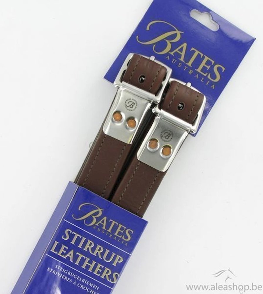 Bates Etrivières Bates Cuir Havana