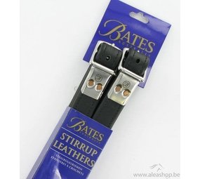 Bates Lederen beugelriemen Bates Zwart Bates Lederen beugelriemen Bates Zwart