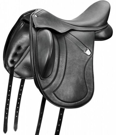 Bates Zadel Bates Innova Mono+ Dubbel leder zwart Bates Zadel Bates Innova Mono+ Dubbel leder zwart