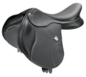 Bates Zadel Bates Elevation Deep Seat Dubbel leder zwart Bates Zadel Bates Elevation Deep Seat Dubbel leder zwart