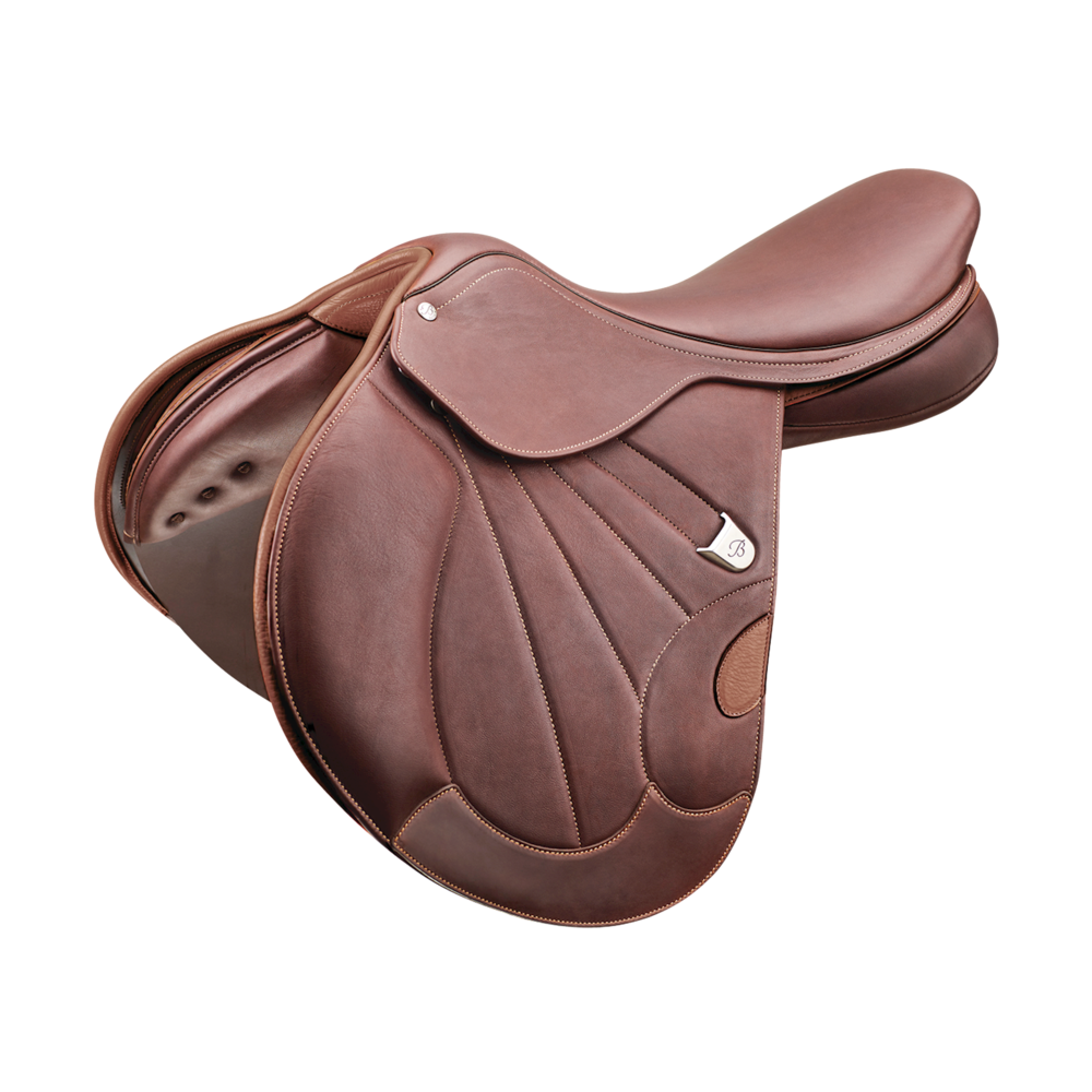 Bates Jump Saddle Bates Victrix Luxe Brown/Tan Bates Jump Saddle Bates Victrix Luxe Brown/Tan