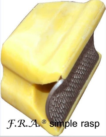 F.R.A. Simple Rasp hoefrasp fijn geel F.R.A. Simple Rasp hoefrasp fijn geel