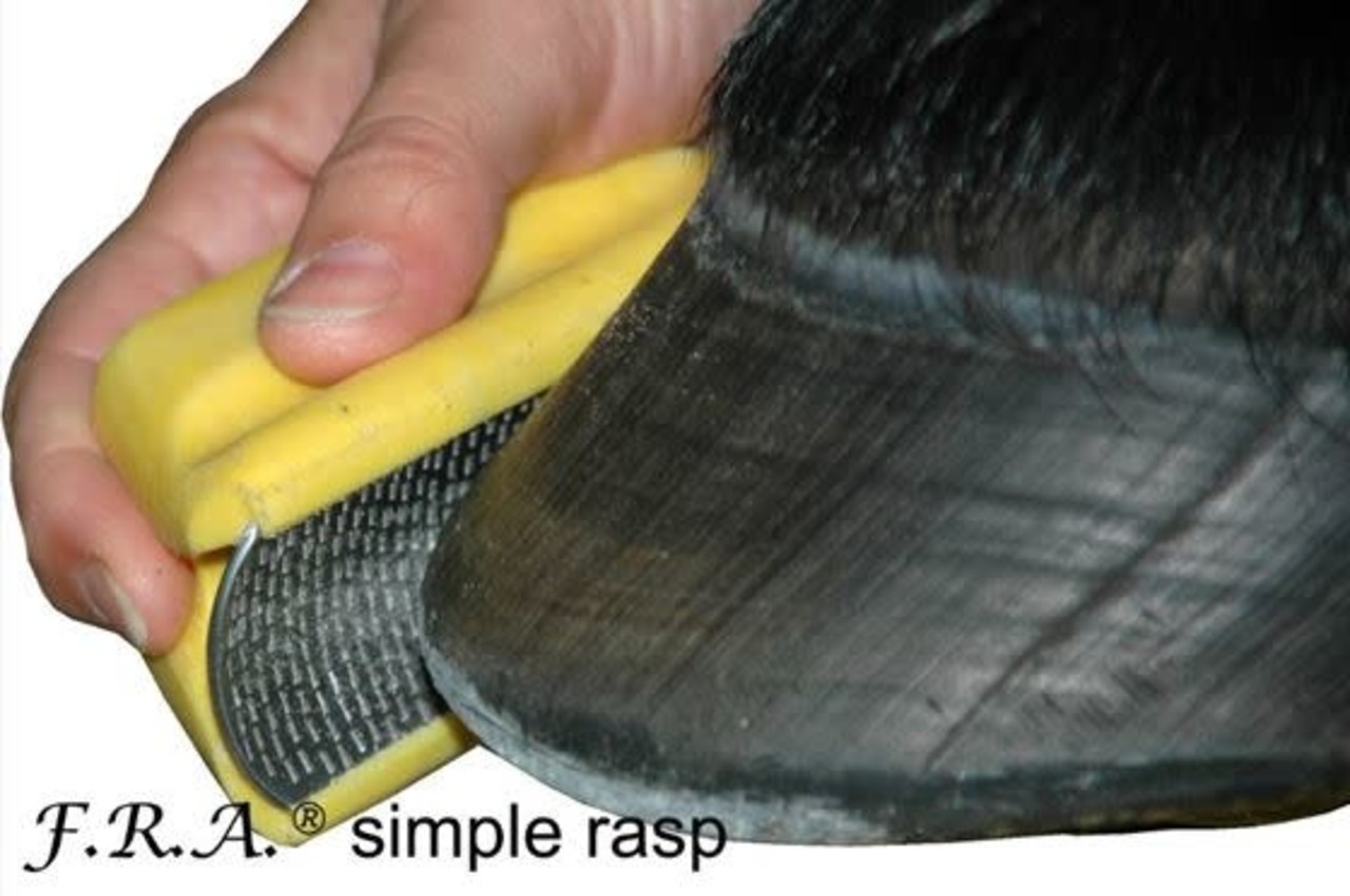F.R.A. Simple Rasp hoefrasp fijn geel F.R.A. Simple Rasp hoefrasp fijn geel