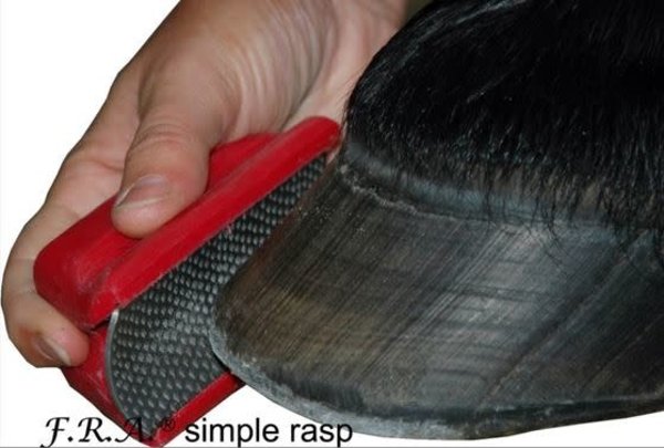 F.R.A. Simple Rasp hoefrasp grof rood