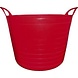 Hippo-Tonic Flexi emmer 40 liter rood Hippo-Tonic Flexi emmer 40 liter rood