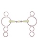 BR BR Double Jointed Four Ring Gag Apple Mouth 18 mm BR BR Double Jointed Four Ring Gag Apple Mouth 18 mm