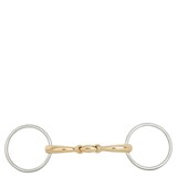 BR BR Double Jointed Loose Ring Snaffle Soft Contact 14 mm BR BR Double Jointed Loose Ring Snaffle Soft Contact 14 mm