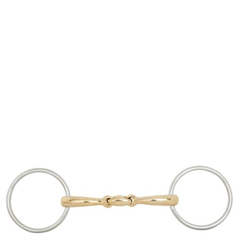 BR Mors à anneaux double brisure BR Soft Contact 14 mm
