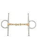 BR Kneveltrens dubbel gebroken Soft Contact 14mm scharen 165mm BR Kneveltrens dubbel gebroken Soft Contact 14mm scharen 165mm