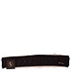 BR Hoofdriembeschermer bont 3cm breed Zwart/Naturel 32 cm BR Hoofdriembeschermer bont 3cm breed Zwart/Naturel 32 cm