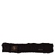 BR Hoofdriembeschermer bont 3cm breed Zwart/Zwart 32 cm BR Hoofdriembeschermer bont 3cm breed Zwart/Zwart 32 cm