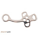 F.R.A. Justin set hackamore scharen 150mm RVS F.R.A. Justin set hackamore scharen 150mm RVS