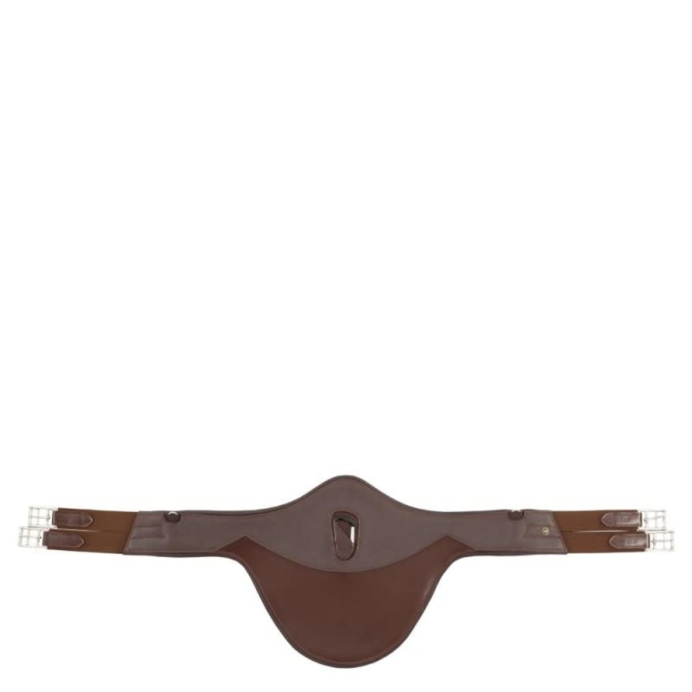 BR Manchester Girth with Stud Guard Gel Oak/Silver 125cm