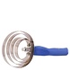 Premiere Metalen roskam 4 rvs bladen Kobalt/Lichtblauw Premiere Metalen roskam 4 rvs bladen Kobalt/Lichtblauw