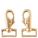 BR Musketon dekensluiting PER STUK matt gold finish BR Musketon dekensluiting PER STUK matt gold finish
