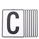 Premiere Manegeletters kunststof set 8 stuks Premiere Manegeletters kunststof set 8 stuks
