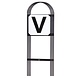 Premiere Manegeletters metalen borden R-V-P-S Premiere Manegeletters metalen borden R-V-P-S