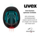 Uvex Elexxion Pro black mat/shiny Uvex Elexxion Pro black mat/shiny