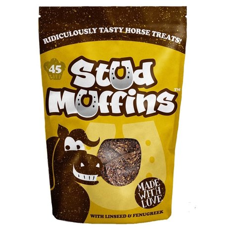 Stud Muffins Paardenkoekjes Stud Muffins zak 45 stuks Stud Muffins Paardenkoekjes Stud Muffins zak 45 stuks