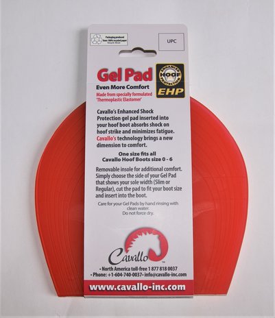 Cavallo Gelpad Therapeutische Pad Inlegzool