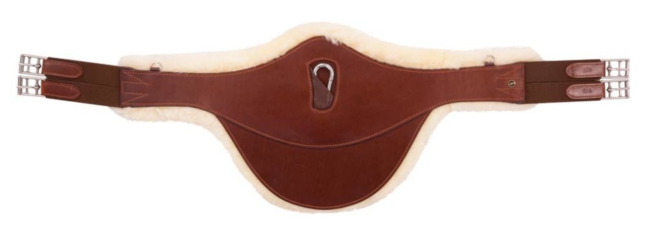 BR Singel Walsall buikflap bont Tobacco/Naturel 145cm