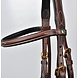 LJ Leathers Hoofdstel New Pro Mexican met rubber teugels Australian Nut LJ Leathers Hoofdstel New Pro Mexican met rubber teugels Australian Nut
