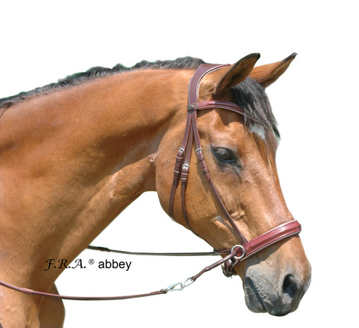F.R.A. Abbey Bitless Bridle with reins - Brown Full F.R.A. Abbey Bitless Bridle with reins - Brown Full