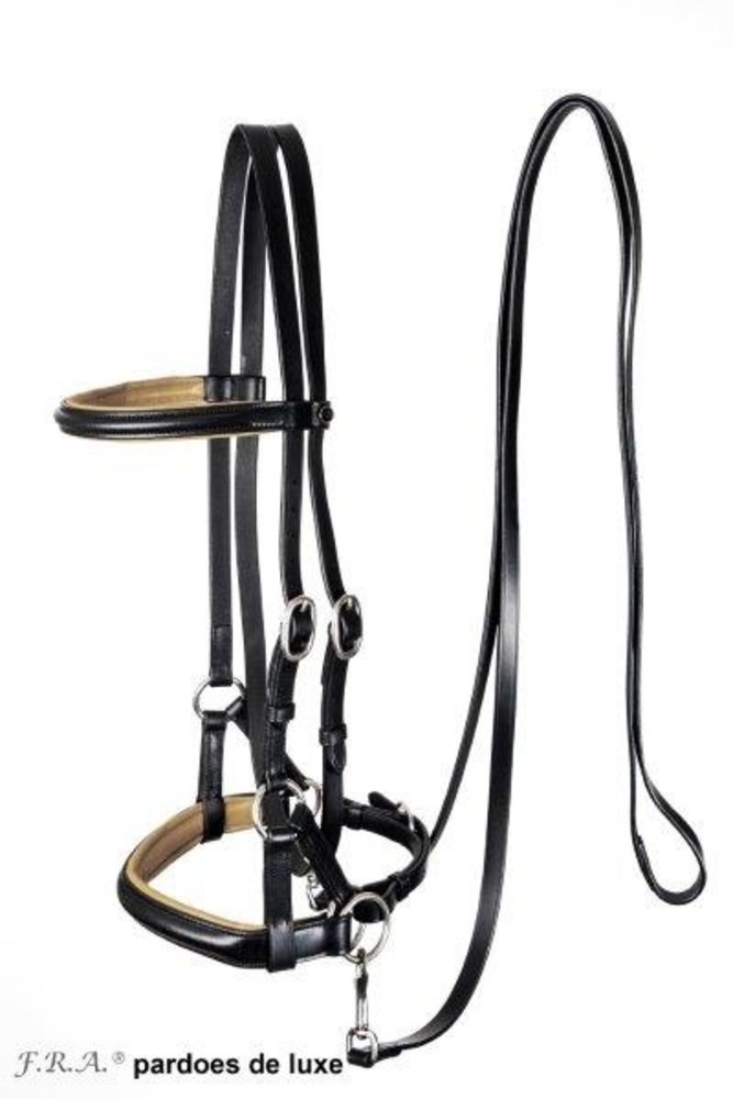 F.R.A. Pardoes de Luxe Sidepull onderlegd - met teugels