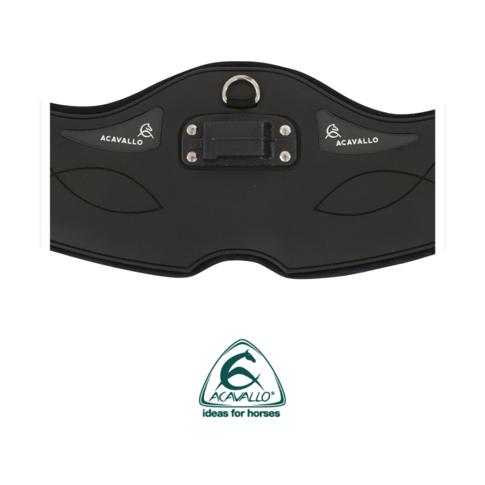 Acavallo Singel dressuur Comfort Gel zwart