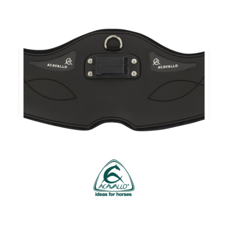 Acavallo Singel dressuur Comfort Gel zwart